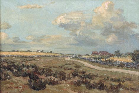 Johannes Võerahansu "Saaremaa maastik"