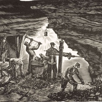 Töö allmaa-kaevanduses