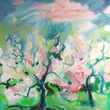 Christel Allik "Õitsvad õunapuud"